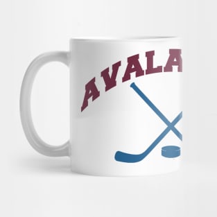 Avalanche Hokey small logo Mug